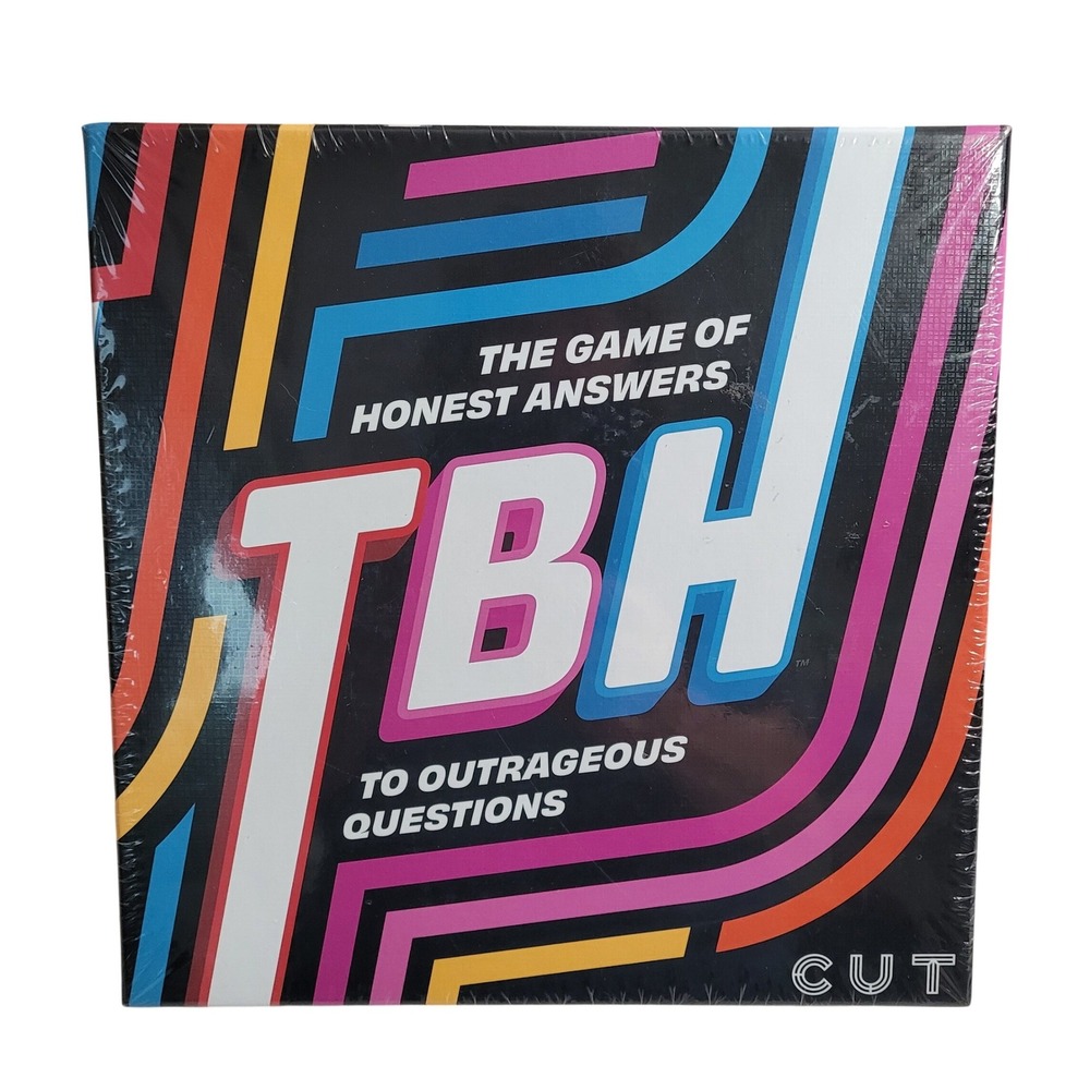 Cut TBH The Game of Honest Answers Party Game New Sealed Multicolor Questions
